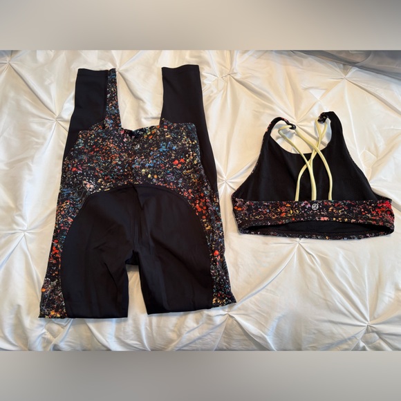 lululemon athletica Black Multicolor Leggings - Picture 2 of 9